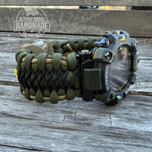 Cargar imagen en el visor de la galería, Personalized Paracord Watchband compatible with Casio G-SHOCK (watch not included)