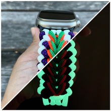 Charger l'image dans la galerie, Paracord Watch Band compatible with Apple Watch Series 1, 2, 3, 4, 5, 6, 7, 8, 9, Ultra, Ultra 2 & SE (watch not included)