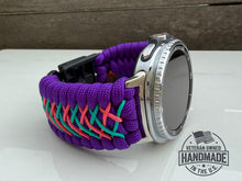 Lade das Bild in den Galerie-Viewer, Paracord Watchband compatible with Samsung Galaxy Watch (watch not included).