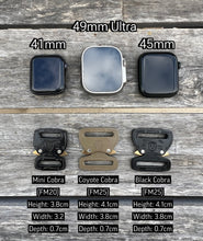 Charger l'image dans la galerie, Personalized Paracord Watch Band for Apple Watch Series 1-11, Ultra, Ultra 2, Ultra 3, and SE (watch not included).