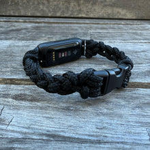 Load image into Gallery viewer, Paracord watch band personalized to replace bands for Fitbit Inspire, Fitbit Luxe, and Fitbit Alta (watch not included)