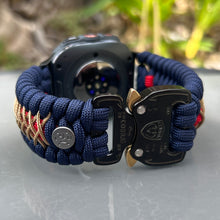 Load image into Gallery viewer, Paracord Watchband compatible with Samsung Galaxy Watch Ultra, Galaxy Watch 8, Galaxy Watch 7, Galaxy Watch 6, Galaxy Watch 5, Galaxy Watch 4, Galaxy Watch 3 (watch not included).