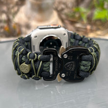 Lade das Bild in den Galerie-Viewer, Paracord Watch Band compatible with Apple Watch Series 1, 2, 3, 4, 5, 6, 7, 8, 9, Ultra, Ultra 2 & SE (watch not included)
