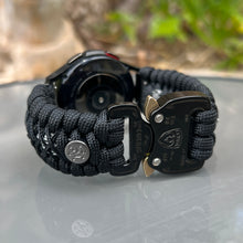 Load image into Gallery viewer, Paracord Watchband compatible with Samsung Galaxy Watch Ultra, Galaxy Watch 3, Galaxy Watch 4, Galaxy Watch 5, Galaxy Watch 6, Galaxy Watch 7 (watch not included)