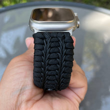 Load image into Gallery viewer, Paracord Watch Band compatible with Apple Watch Series 1, 2, 3, 4, 5, 6, 7, 8, 9, Ultra, Ultra 2 & SE (watch not included)