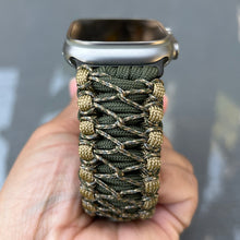 Lade das Bild in den Galerie-Viewer, Paracord Watch Band compatible with Apple Watch Series 1, 2, 3, 4, 5, 6, 7, 8, 9, Ultra, Ultra 2 & SE (watch not included)