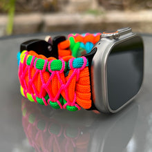 Lade das Bild in den Galerie-Viewer, Paracord Watch Band compatible with Apple Watch Series 1, 2, 3, 4, 5, 6, 7, 8, 9, 10, Ultra, Ultra 2 & SE (watch not included)