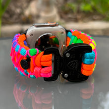 Lade das Bild in den Galerie-Viewer, Paracord Watch Band compatible with Apple Watch Series 1, 2, 3, 4, 5, 6, 7, 8, 9, 10, Ultra, Ultra 2 & SE (watch not included)