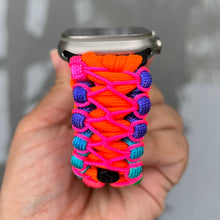 Lade das Bild in den Galerie-Viewer, Paracord Watch Band compatible with Apple Watch Series 1, 2, 3, 4, 5, 6, 7, 8, 9, 10, Ultra, Ultra 2 & SE (watch not included)