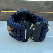 Lade das Bild in den Galerie-Viewer, Quick Release Paracord Watchband, personalized to replace bands for Garmin 20mm, 22mm and 26mm.