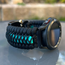 Load image into Gallery viewer, Paracord Watchband compatible with Samsung Galaxy Watch Ultra, Galaxy Watch 3, Galaxy Watch 4, Galaxy Watch 5, Galaxy Watch 6, Galaxy Watch 7 (watch not included)
