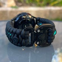 Load image into Gallery viewer, Paracord Watchband compatible with Samsung Galaxy Watch Ultra, Galaxy Watch 3, Galaxy Watch 4, Galaxy Watch 5, Galaxy Watch 6, Galaxy Watch 7 (watch not included)