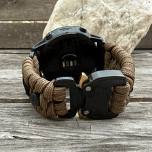Lade das Bild in den Galerie-Viewer, Quick Release Paracord Watchband, personalized to replace bands for Garmin 20mm, 22mm and 26mm.
