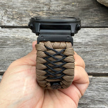 Lade das Bild in den Galerie-Viewer, Quick Release Paracord Watchband, personalized to replace bands for Garmin 20mm, 22mm and 26mm.