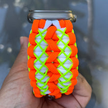 Load image into Gallery viewer, Paracord Watch Band compatible with Apple Watch Series 1, 2, 3, 4, 5, 6, 7, 8, 9, Ultra, Ultra 2 & SE (watch not included)