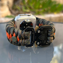 Charger l'image dans la galerie, Paracord Watch Band compatible with Apple Watch Series 1, 2, 3, 4, 5, 6, 7, 8, 9, Ultra, Ultra 2 & SE (watch not included)