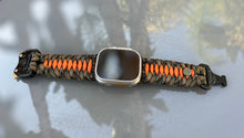 Charger l'image dans la galerie, Paracord Watch Band compatible with Apple Watch Series 1, 2, 3, 4, 5, 6, 7, 8, 9, Ultra, Ultra 2 & SE (watch not included)