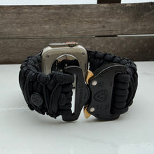 Load image into Gallery viewer, Personalized Paracord Watch Band for Apple Watch Series 1-11, Ultra, Ultra 2, Ultra 3, and SE (watch not included).