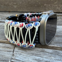 Lade das Bild in den Galerie-Viewer, Personalized Paracord Watch Band for Apple Watch Series 1-12, Ultra, Ultra 2, Ultra 3, Ultra 4, and SE (watch not included).