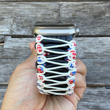 Lade das Bild in den Galerie-Viewer, Personalized Paracord Watch Band for Apple Watch Series 1-12, Ultra, Ultra 2, Ultra 3, Ultra 4, and SE (watch not included).