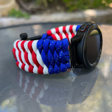 Load image into Gallery viewer, Paracord Watchband compatible with Samsung Galaxy Watch Ultra, Galaxy Watch 8, Galaxy Watch 7, Galaxy Watch 6, Galaxy Watch 5, Galaxy Watch 4, Galaxy Watch 3 (watch not included).