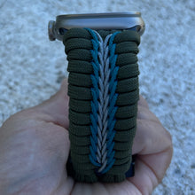 Charger l'image dans la galerie, Paracord Watch Band compatible with Apple Watch Series 1, 2, 3, 4, 5, 6, 7, 8, 9, Ultra, Ultra 2 & SE (watch not included)