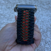 Charger l'image dans la galerie, Paracord Watch Band compatible with Apple Watch Series 1, 2, 3, 4, 5, 6, 7, 8, 9, 10, Ultra, Ultra 2 & SE (watch not included)