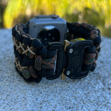 Charger l'image dans la galerie, Paracord Watch Band compatible with Apple Watch Series 1, 2, 3, 4, 5, 6, 7, 8, 9, 10, Ultra, Ultra 2 & SE (watch not included)