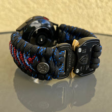Load image into Gallery viewer, Paracord Watchband compatible with Samsung Galaxy Watch Ultra, Galaxy Watch 8, Galaxy Watch 7, Galaxy Watch 6, Galaxy Watch 5, Galaxy Watch 4, Galaxy Watch 3 (watch not included).