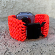 Load image into Gallery viewer, Paracord Watch Band compatible with Apple Watch  Series 1, 2, 3, 4, 5, 6, 7, 8, 9, 10, Ultra, Ultra 2 & SE (watch not included)