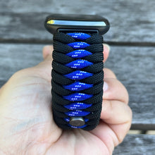 Load image into Gallery viewer, Paracord Watch Band compatible with Fitbit Versa 1, Versa Lite, Versa 2, Versa 3, Versa 4, Sense, Sense 2 (watch not included).