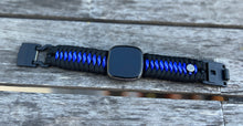 Load image into Gallery viewer, Paracord Watch Band compatible with Fitbit Versa 1, Versa Lite, Versa 2, Versa 3, Versa 4, Sense, Sense 2 (watch not included).