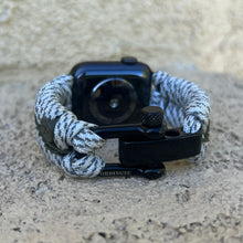 Cargar imagen en el visor de la galería, Paracord Watch Band compatible with Apple Watch Series 1, 2, 3, 4, 5, 6, 7, 8, 9, 10, Ultra, Ultra 2 & SE (watch not included)