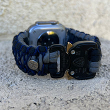 Lade das Bild in den Galerie-Viewer, Paracord Watch Band compatible with Apple Watch Series 1, 2, 3, 4, 5, 6, 7, 8, 9, 10, Ultra, Ultra 2 & SE (watch not included)