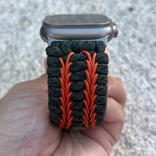 Charger l'image dans la galerie, Paracord Watch Band compatible with Apple Watch Series 1, 2, 3, 4, 5, 6, 7, 8, 9, 10, Ultra, Ultra 2 & SE (watch not included)