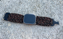 Load image into Gallery viewer, Paracord Watch Band compatible with Apple Watch  Series 1, 2, 3, 4, 5, 6, 7, 8, 9, 10, Ultra, Ultra 2 & SE (watch not included)