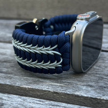 Lade das Bild in den Galerie-Viewer, Paracord Watch Band compatible with Apple Watch Series 1, 2, 3, 4, 5, 6, 7, 8, Ultra & SE (watch not included)