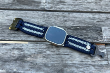Load image into Gallery viewer, Personalized Paracord Watch Band for Apple Watch Series 1-11, Ultra, Ultra 2, Ultra 3, and SE (watch not included).