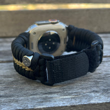 Charger l'image dans la galerie, Paracord Watch Band compatible with Apple Watch Series 1, 2, 3, 4, 5, 6, 7, 8, 9, Ultra, Ultra 2 & SE (watch not included)