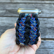 Charger l'image dans la galerie, Paracord Watch Band compatible with Apple Watch Series 1, 2, 3, 4, 5, 6, 7, 8, 9, 10, Ultra, Ultra 2 & SE (watch not included)