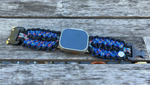 Charger l'image dans la galerie, Paracord Watch Band compatible with Apple Watch Series 1, 2, 3, 4, 5, 6, 7, 8, 9, 10, Ultra, Ultra 2 & SE (watch not included)