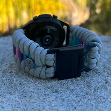 Load image into Gallery viewer, Paracord Watchband compatible with Samsung Galaxy Watch Ultra, Galaxy Watch 8, Galaxy Watch 7, Galaxy Watch 6, Galaxy Watch 5, Galaxy Watch 4, Galaxy Watch 3 (watch not included).