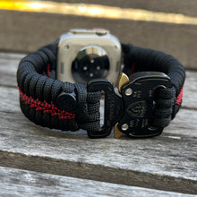 Charger l'image dans la galerie, Paracord Watch Band compatible with Apple Watch Series 1, 2, 3, 4, 5, 6, 7, 8, 9, 10, Ultra, Ultra 2 & SE (watch not included)