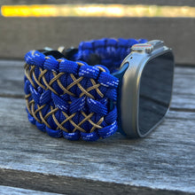 Charger l'image dans la galerie, Paracord Watch Band compatible with Apple Watch Series 1, 2, 3, 4, 5, 6, 7, 8, 9, 10, Ultra, Ultra 2 & SE (watch not included)