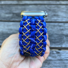 Charger l'image dans la galerie, Paracord Watch Band compatible with Apple Watch Series 1, 2, 3, 4, 5, 6, 7, 8, 9, 10, Ultra, Ultra 2 & SE (watch not included)