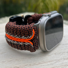 Cargar imagen en el visor de la galería, Paracord Watch Band compatible with Apple Watch Series 1, 2, 3, 4, 5, 6, 7, 8, 9, Ultra, Ultra 2 & SE (watch not included)