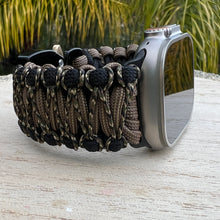 Cargar imagen en el visor de la galería, Paracord Watch Band compatible with Apple Watch Series 1, 2, 3, 4, 5, 6, 7, 8, 9, 10, Ultra, Ultra 2 & SE (watch not included)