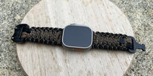Load image into Gallery viewer, Paracord Watch Band compatible with Apple Watch  Series 1, 2, 3, 4, 5, 6, 7, 8, 9, Ultra, Ultra 2 &amp; SE (watch not included)
