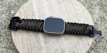 Cargar imagen en el visor de la galería, Paracord Watch Band compatible with Apple Watch Series 1, 2, 3, 4, 5, 6, 7, 8, 9, 10, Ultra, Ultra 2 & SE (watch not included)