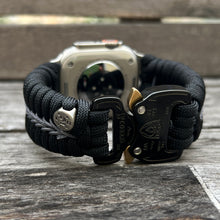 Charger l'image dans la galerie, Paracord Watch Band compatible with Apple Watch Series 1, 2, 3, 4, 5, 6, 7, 8, 9, Ultra, Ultra 2 & SE (watch not included)
